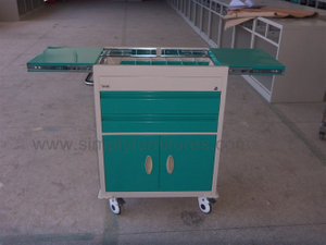 carro médico de gran capacidad de almacenamiento