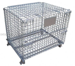 Recipientes de acero plegables con tapas con bisagras